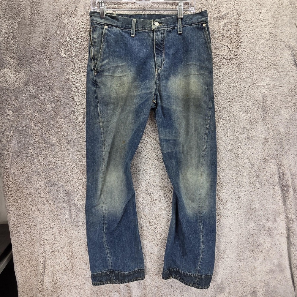 Vintage Levis Engineered Jeans Mens Blue Twisted Zip Fly Denim Fits 31x30